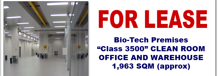 Class 3500 Cleanroom For Lease
